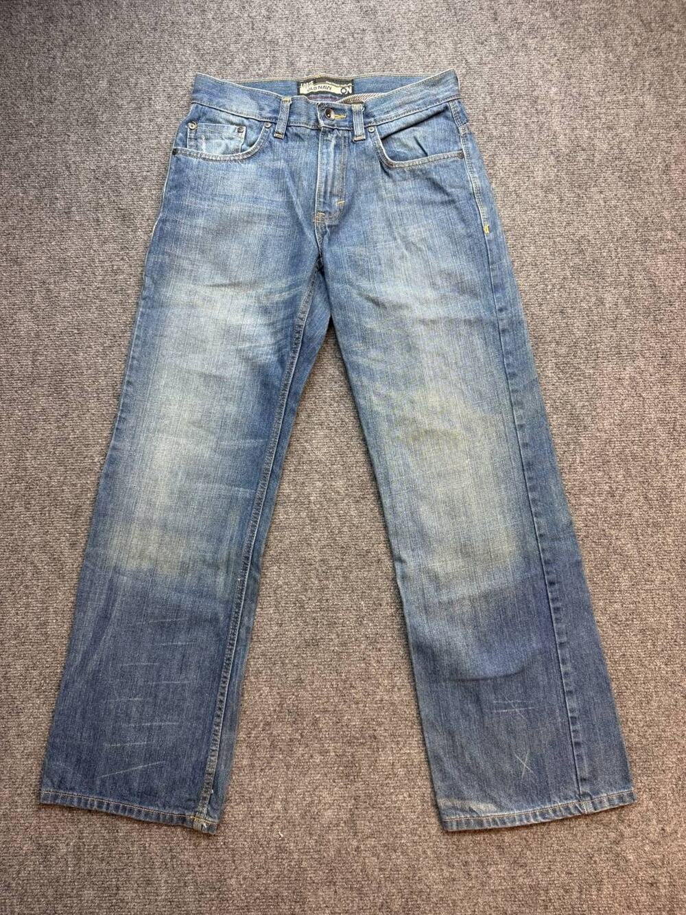 Old Navy Loose Men’s Jeans W28 L30 Blue Medium Wash 100% Cotton Baggy Fit